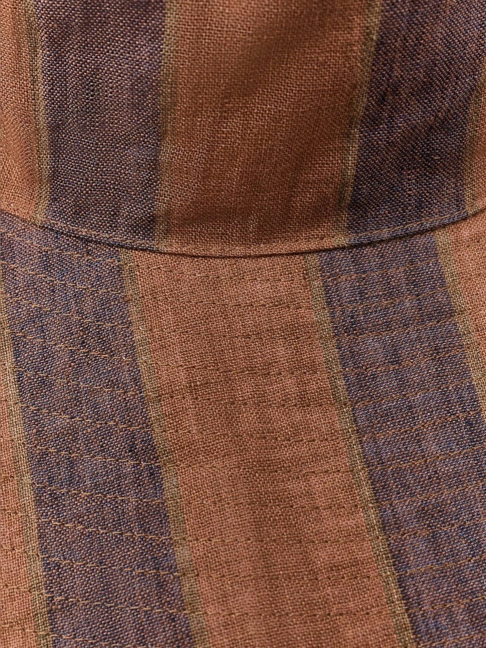 Zara Reversible Striped Linen Hat. Size S. Brand new! - Picture 5 of 14